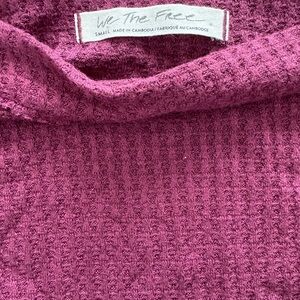 Free People thermal tunic top